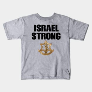 Israel Strong IDF T-shirt Design Kids T-Shirt